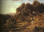  Jean Baptiste Camille  Corot A View near Volterra_1 oil painting picture wholesale
